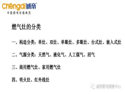 诚帝燃气灶终端培训课件语音版